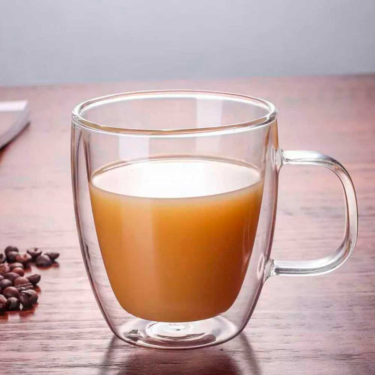 Taza de Vidrio Doble Pared Simplit 350 ml