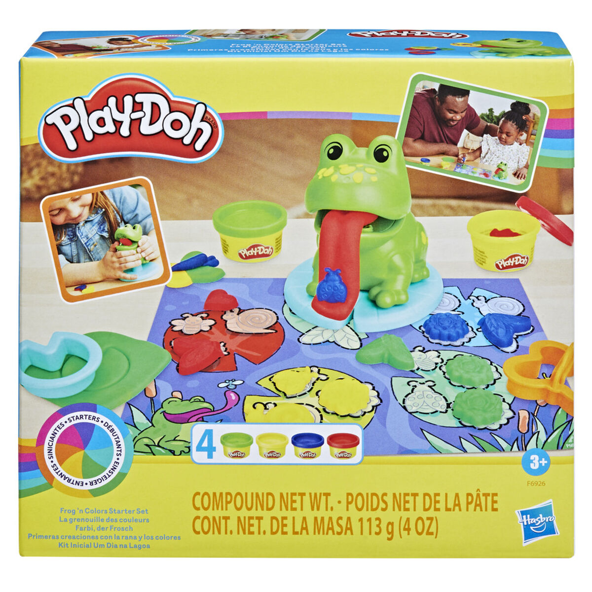 Masas y Plastilinas Animal Crew Rana y Los Colores Play-Doh