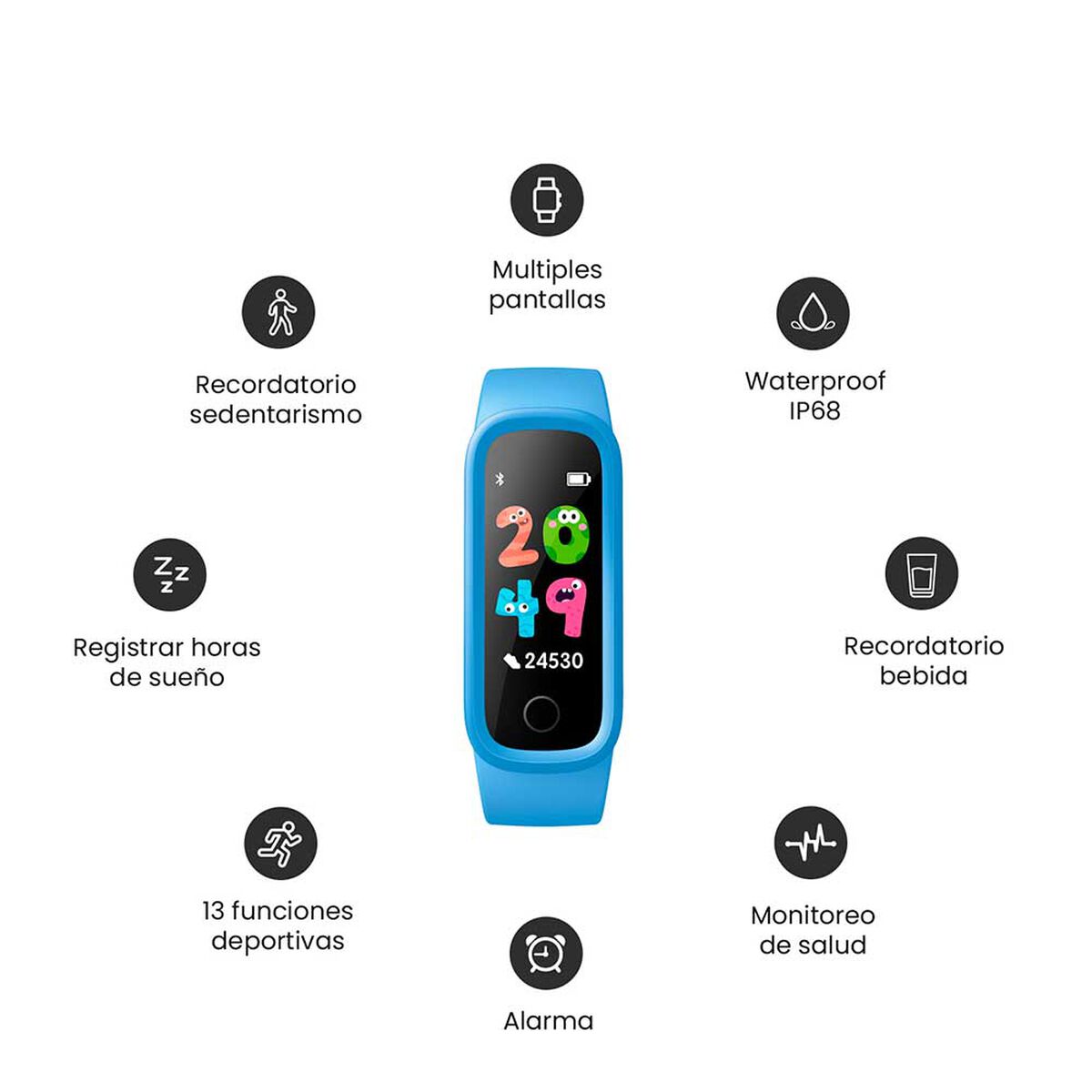 Smartwatch Lhotse Kids R01 0,96" Blue