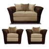 Juego de Living Elegant Detail Minesota Sofá 2 Cuerpos + Dos Sillones 1 Cuerpo Beige