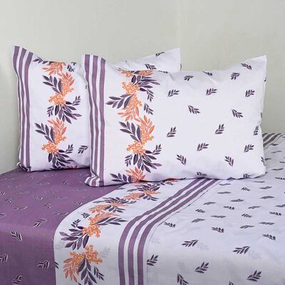 Juego de Sábanas American Family 144 Hilos King Lavanda Morado