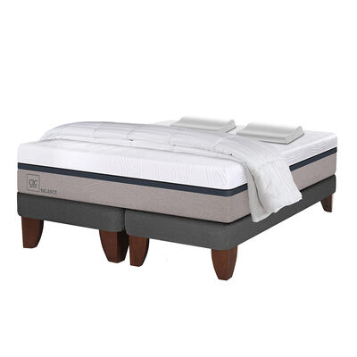 Imagen 2 del producto Cama Europea CIC Base Dividida King Balance + Almohada V + Plumón