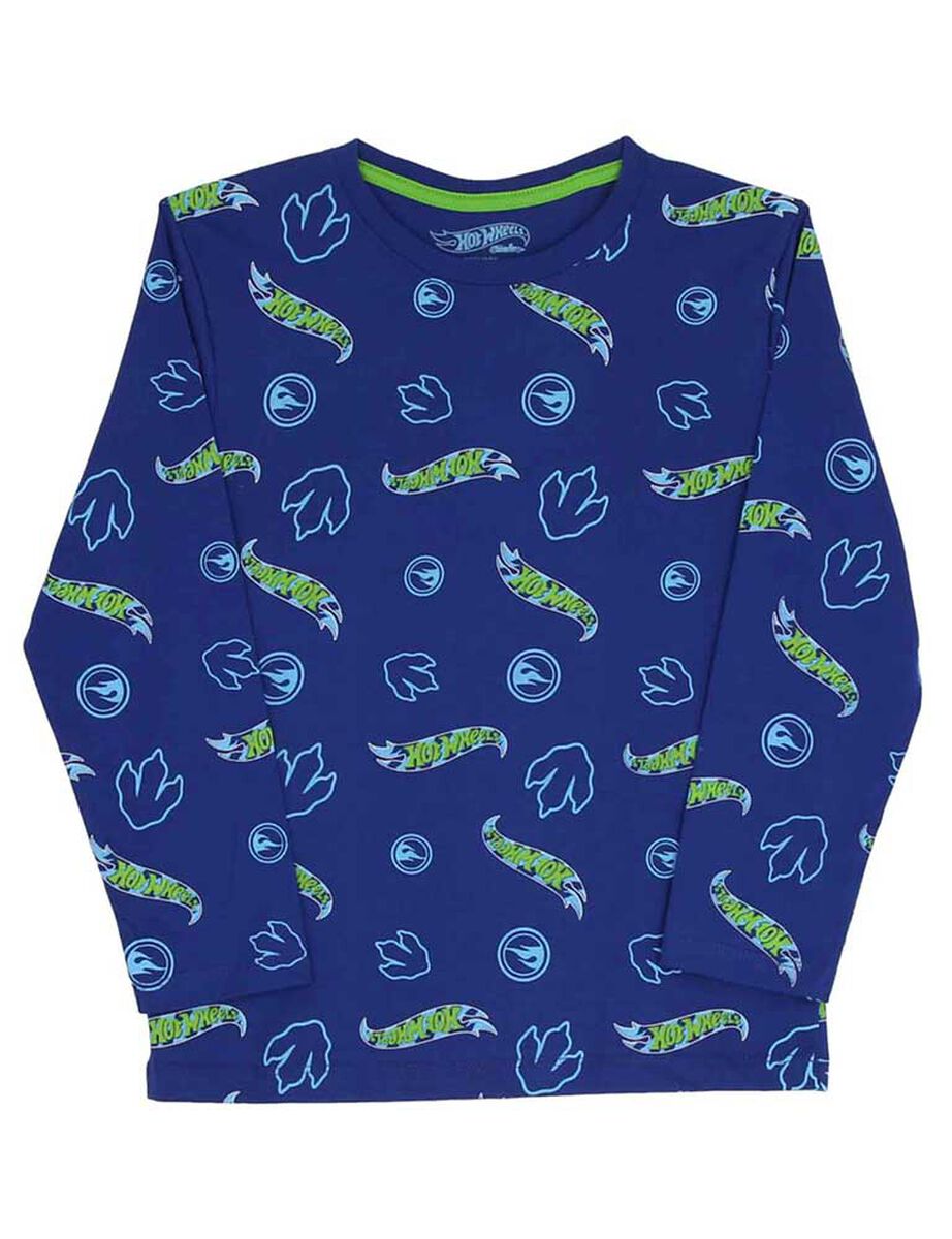 Pijama de Algodón Niño Hot Wheels