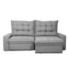 Sofá Cama Innovamuebles Magestic Córdoba 2 Cuerpos Gris Claro