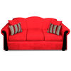 Sofá Elegant Michigan Tela 3 Cuerpos Rojo