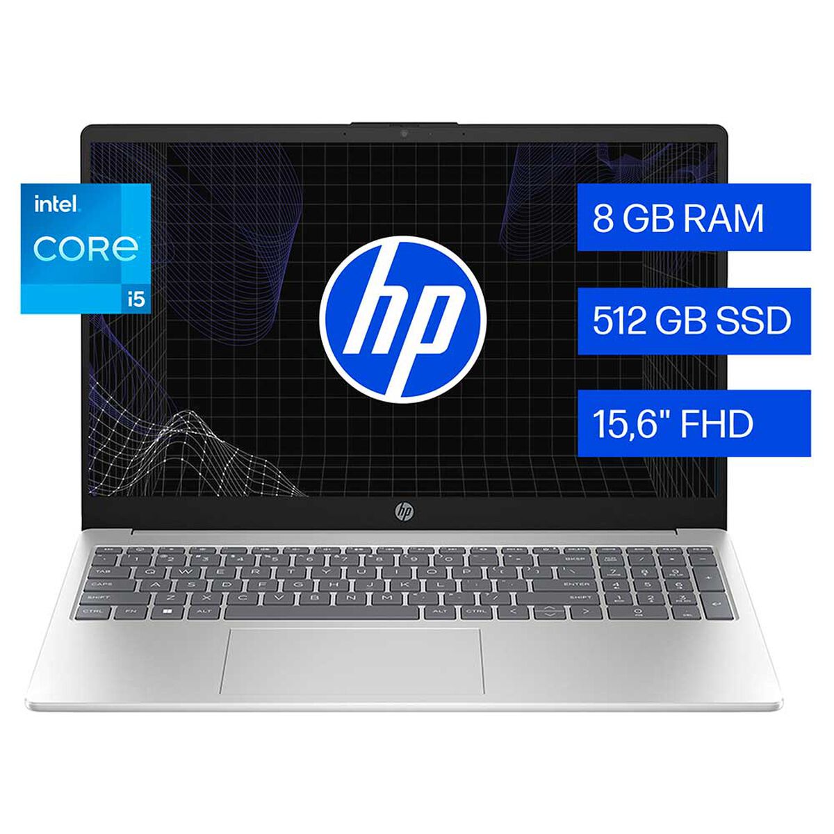 Notebook HP 15-fd0252la Core i5 8GB RAM 512GB 15.6"
