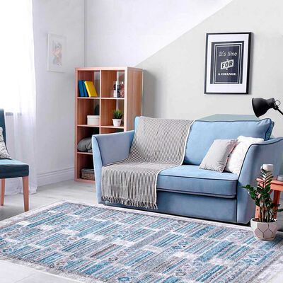 Alfombra Frise Manhattan Mashini Valdivi 133 x 190 cm