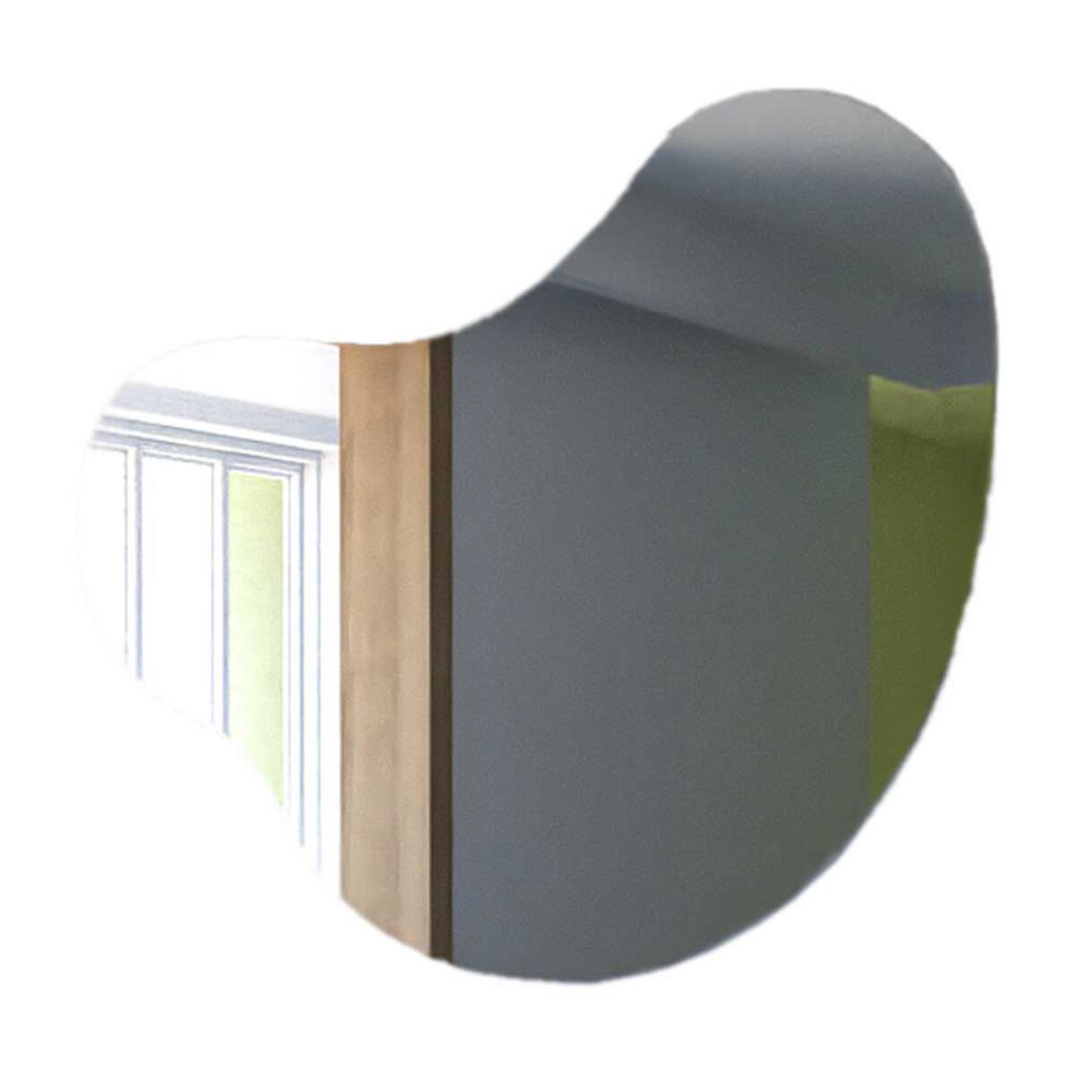 Espejo de Vidrio TuHome Fluye Otto 90 x 110 cm