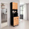 Mueble de Cocina TuHome Luna 4 Puertas Wengue Fresno Europeo
