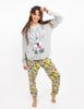 Pijama de Algodón Manga Larga Mujer Bugs Bunny Looney tunes