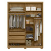 Clóset Di Poretti Colorado 2 Puertas 3 Cajones Off White