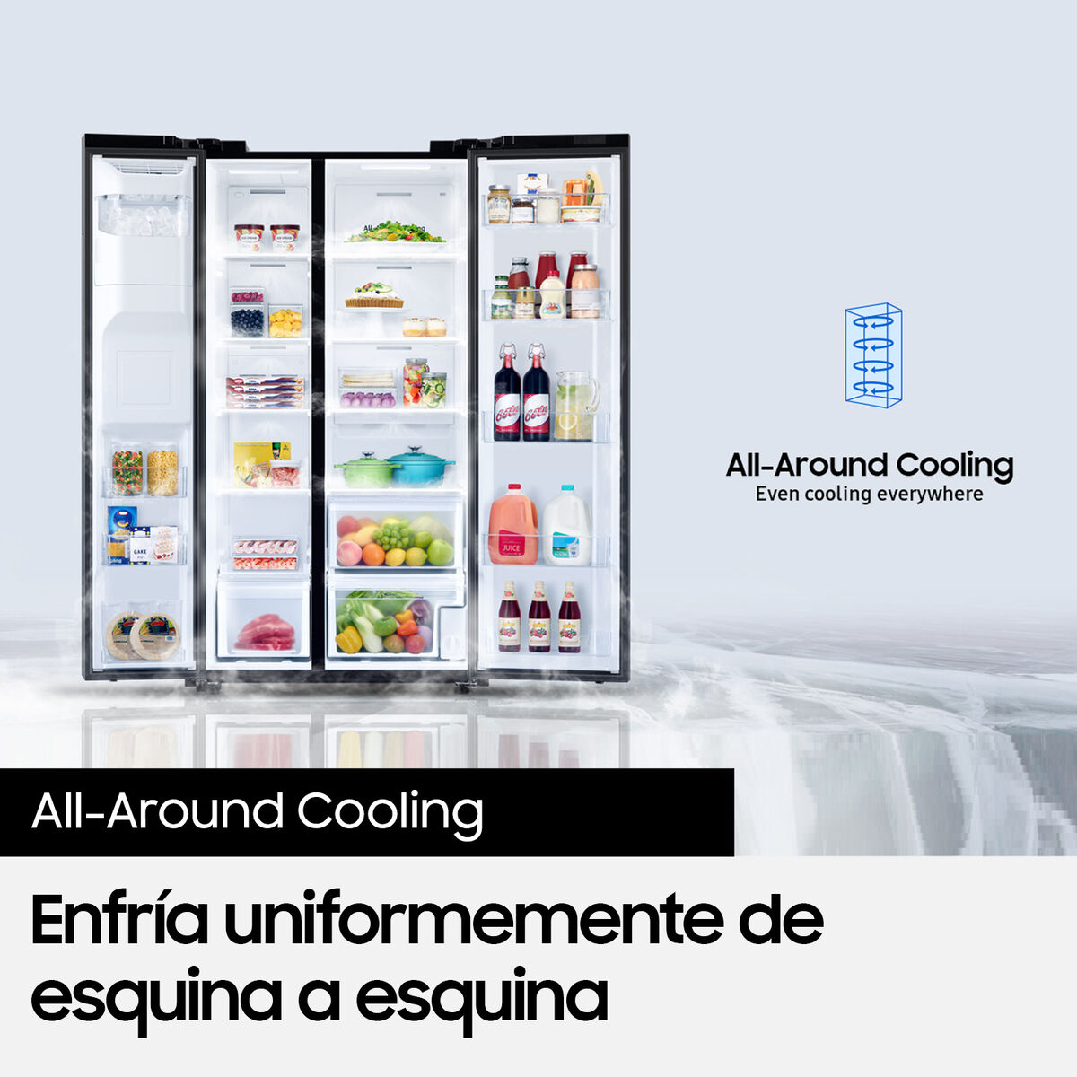 Refrigerador Side By Side Samsung RS60T5200S9/ZS 602 lts.