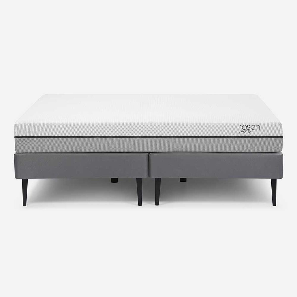 Cama Europea Rosen Base Dividida 2 Plazas Pratta