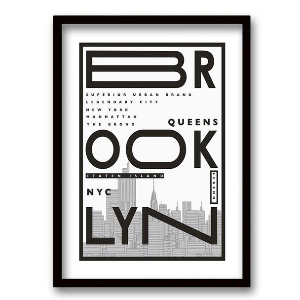 Cuadro Decorativo Retela Brooklyn 40 x 30 cm