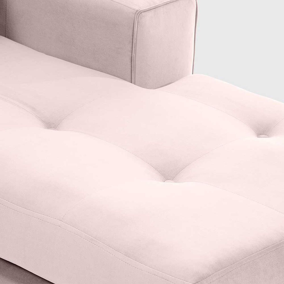 Sofá Seccional Derecho Living Factory Milan 3 Cuerpos Beige