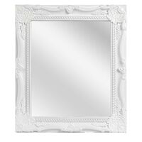 Espejo Plástico Vgo Rectangular 25 x 30 cm Blanco