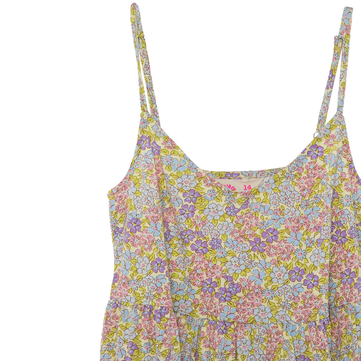 Vestido con Tirantes de Algodón Niña Mila