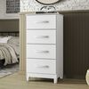 Cómoda Vekkahome Mobi 4 Cajones Blanco