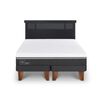 Cama Europea CIC Base Dividida 2 Plazas Ortopedic Advance + Respaldo Dublin Negro