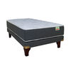 Cama Europea Celta 1,5 Plazas Aloe Vera