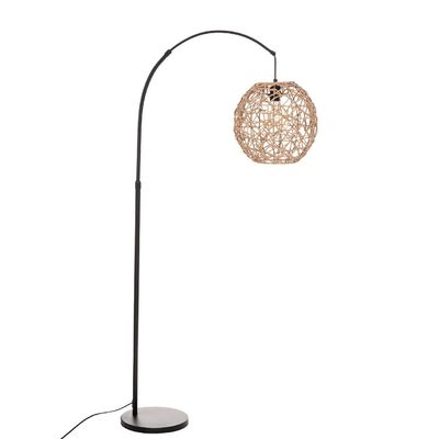 L&aacute;mpara de Pie Arco Atmosphera Raahe 180cm Metal Natural