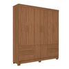Clóset Onessta Curitiba 8 Puertas 4 Cajones Jatoba