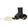 Juego de 4 Cachos Eco Cuero Negro Simplit