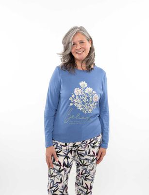 Imagen 1 del producto Polera de Pijama Mujer Portman Club Indigo