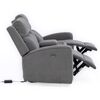 Sofá Reclinable Eléctrico Daniels KM807LPWGR 2 Cuerpos Gris