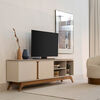Rack TV Di Poretti Design Istambul Hasta 70" Caf&eacute; Claro