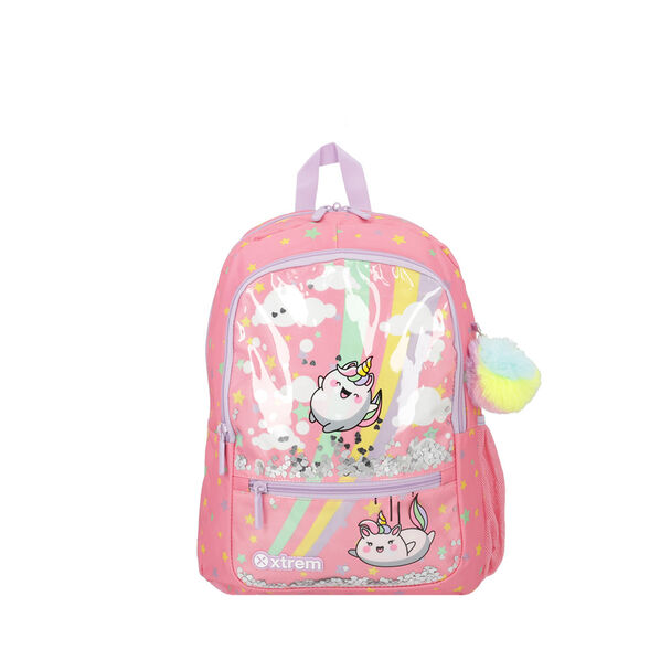 Mochila Logan 4Xt Unicornios Rosado L Xtrem