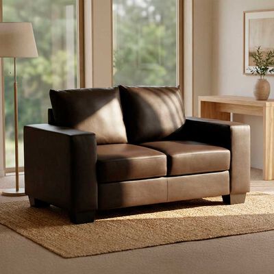 Sof&aacute; CIC 2 Cuerpos Ontario Pu Chocolate 2 Cuerpos Chocolate