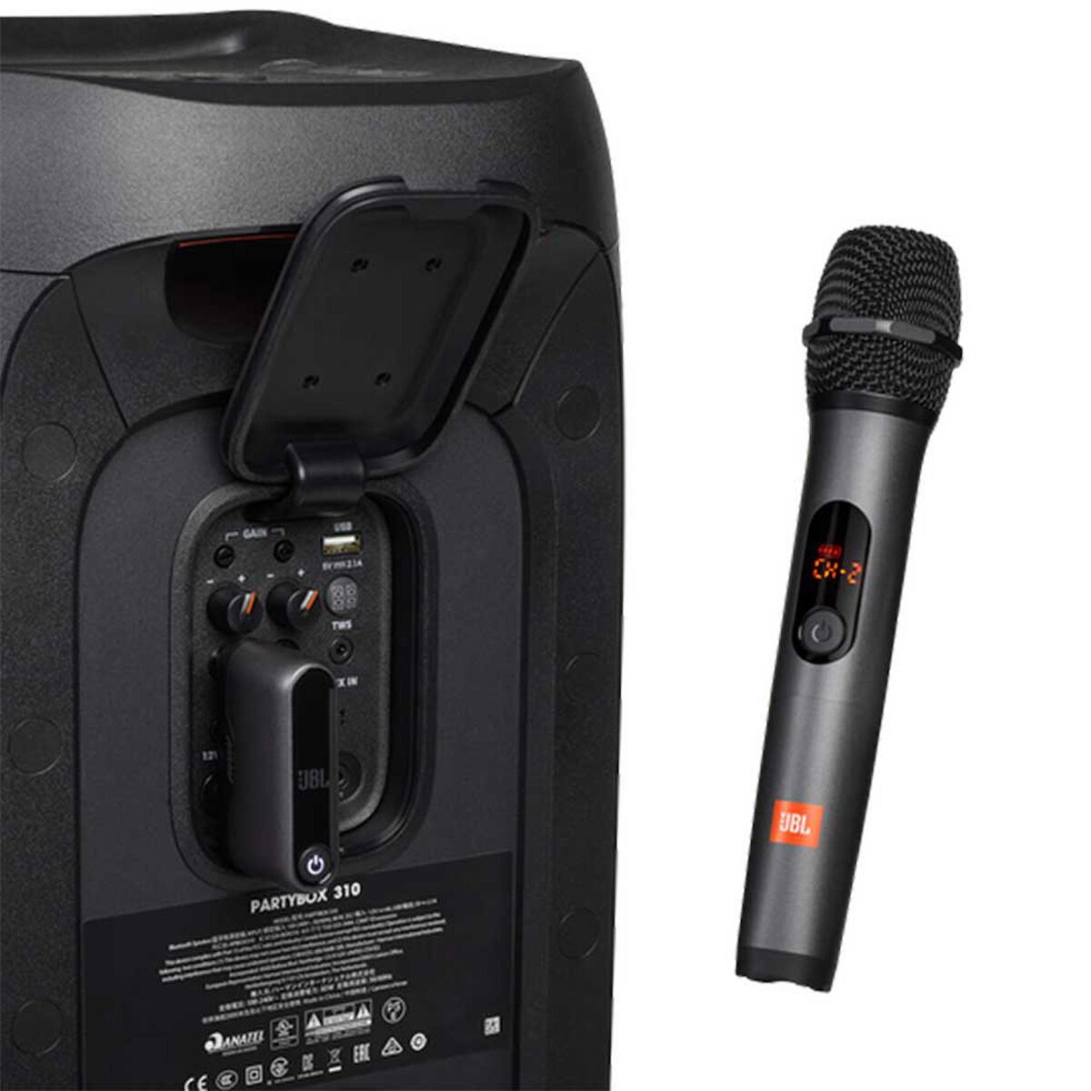 Micr&oacute;fono JBL Partybox Wireless