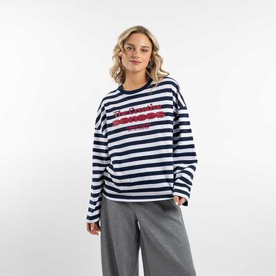 Polera Oversize Manga Larga Mujer Icono