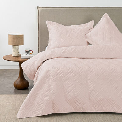 Quilt Cannon Matelado 2 Plazas Rosa