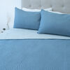 Quilt Doral Hotpress Bi-Color King Azul-Gris