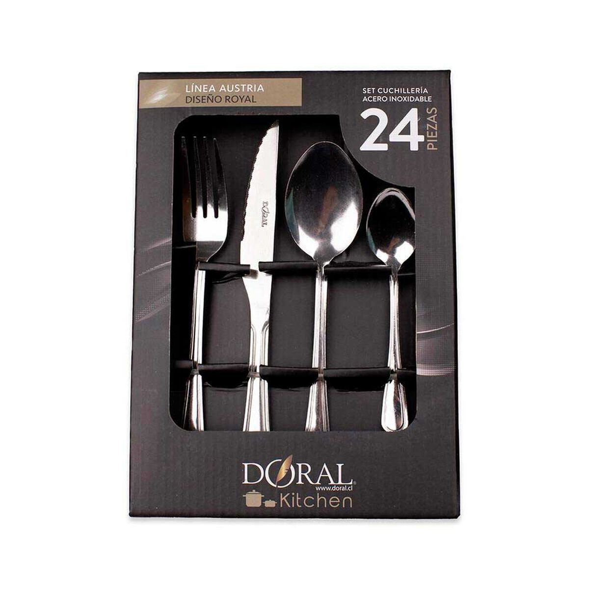 Juego de Cuchiller&iacute;a Doral Austria 24 Piezas