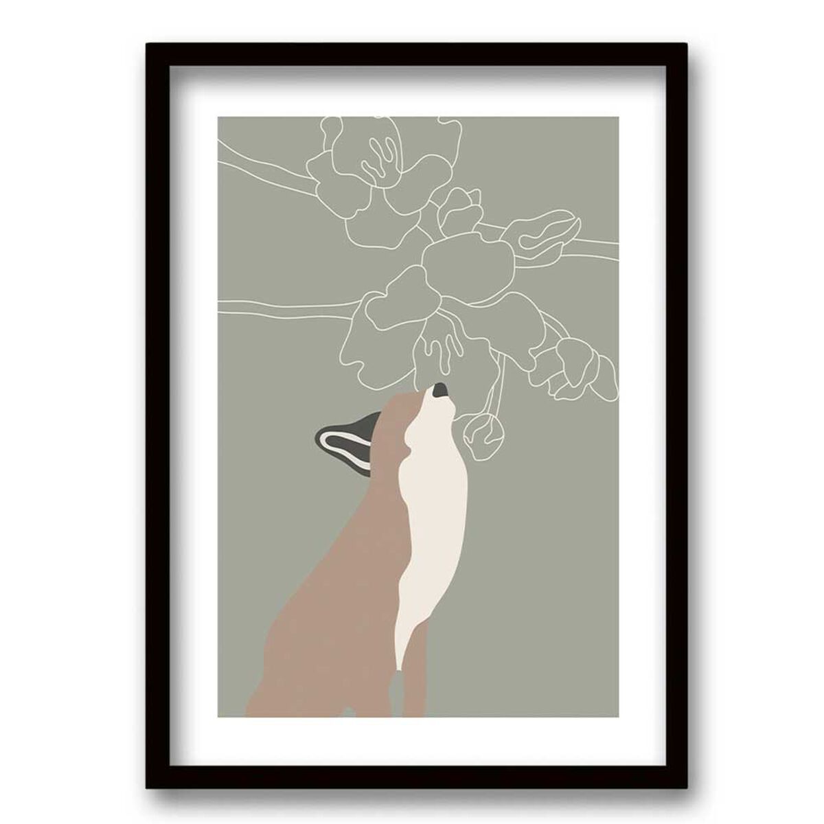 Cuadro Decorativo Retela Zorro II 40 x 30 cm