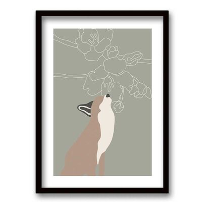 Cuadro Decorativo Retela Zorro II 40 x 30 cm