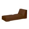 Sof&aacute; Cama Latam Home PU Bari 1 Cuerpo Chocolate