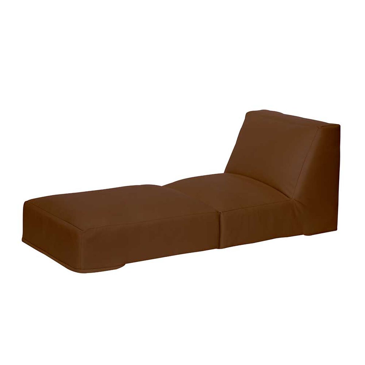 Sof&aacute; Cama Latam Home PU Bari 1 Cuerpo Chocolate
