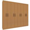 Closet Vekkahome Magnus 8 Puertas Caf&eacute; Claro