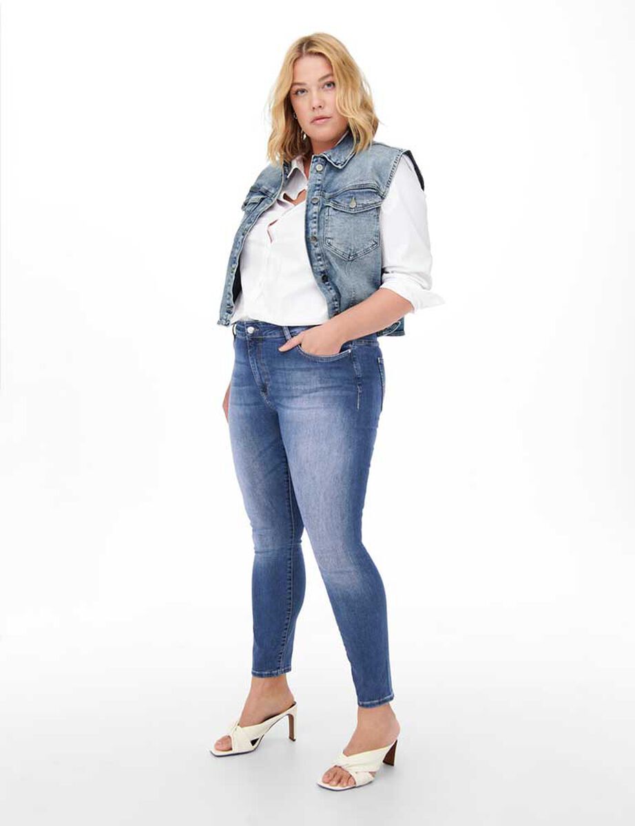 Chaqueta Denim Sin Mangas Mujer Only Carmakoma