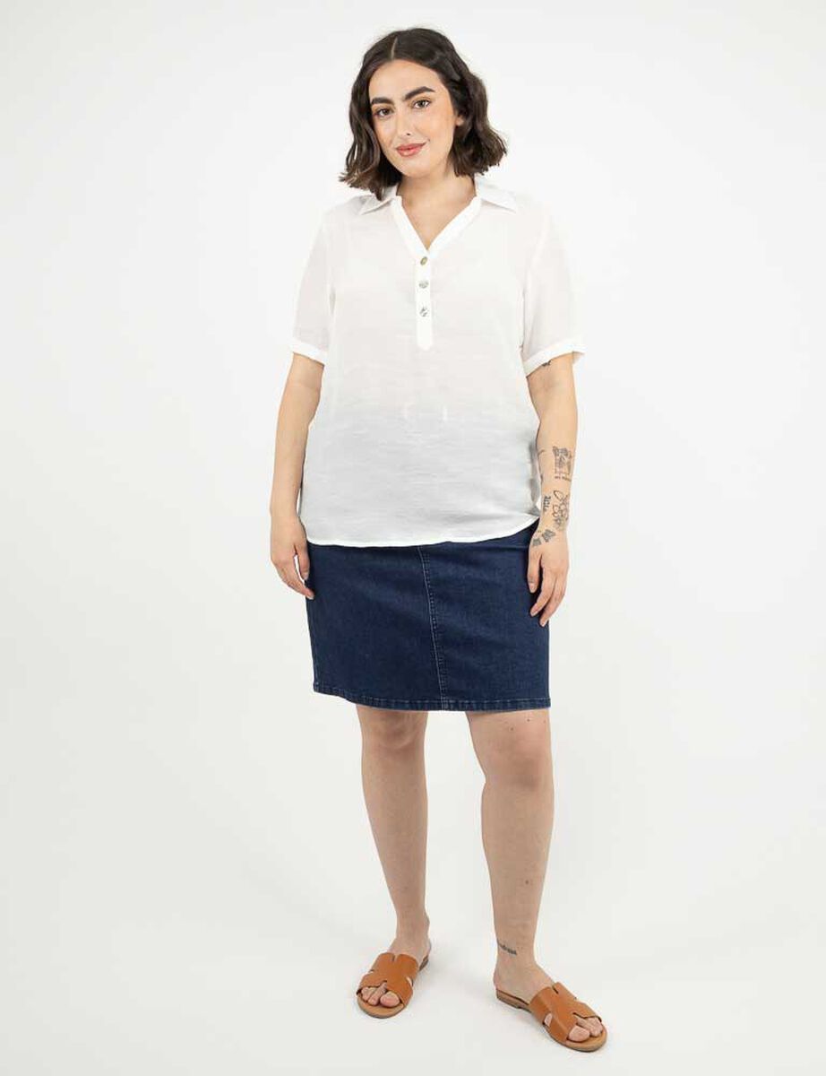 Blusa Manga Corta Mujer Extralindas