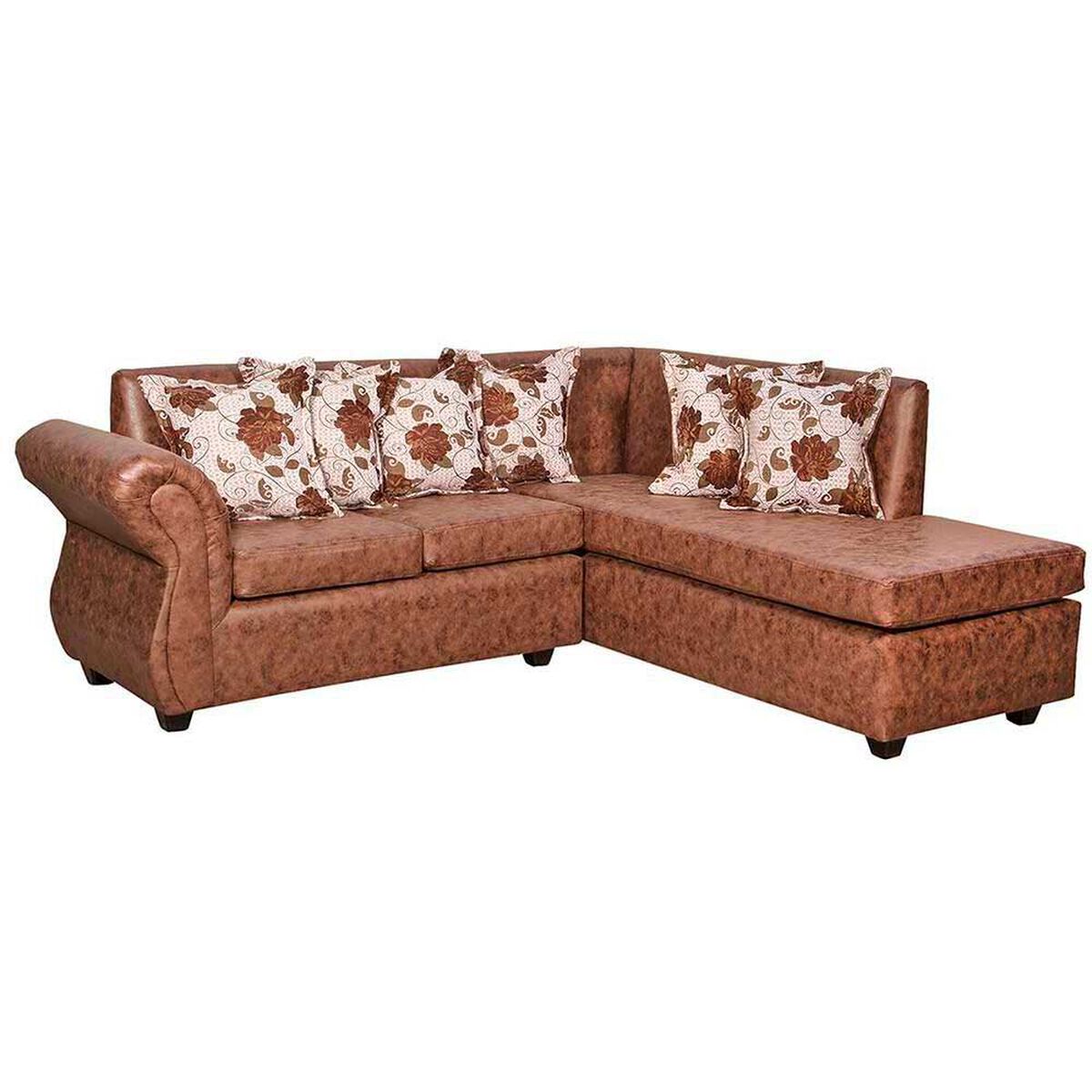 Seccional Black Factory Isabella 3 Cuerpos Terracota