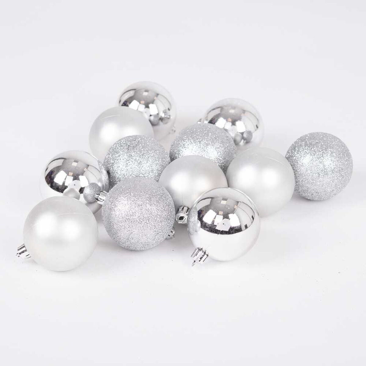 Esfera Casanova para Árbol de Navidad Plata 6 cm