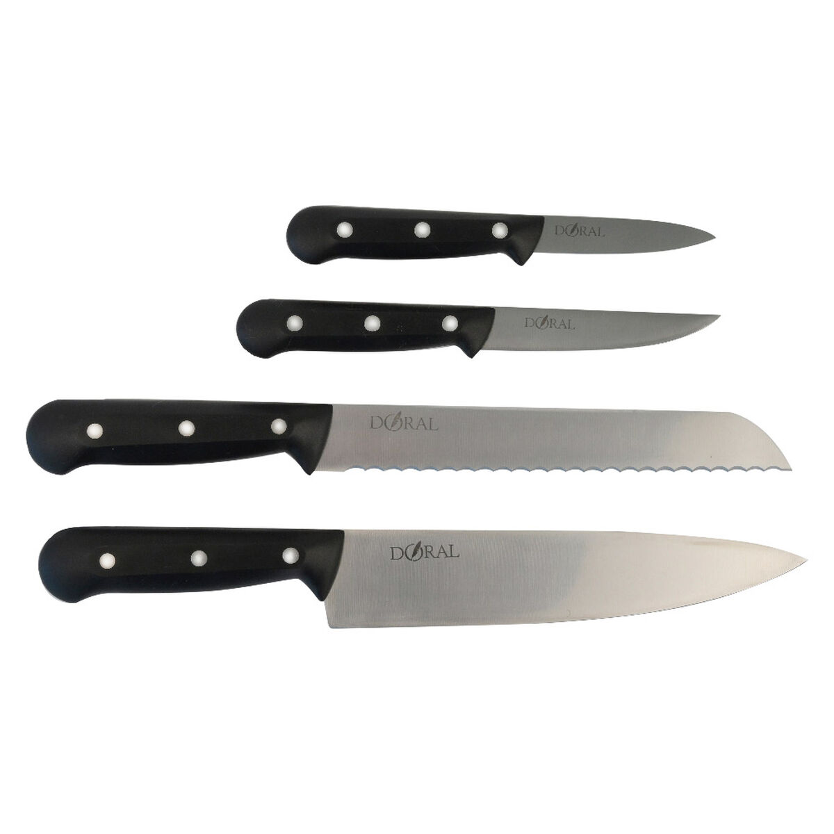 Set 4 Cuchillos Cocina Doral Slice