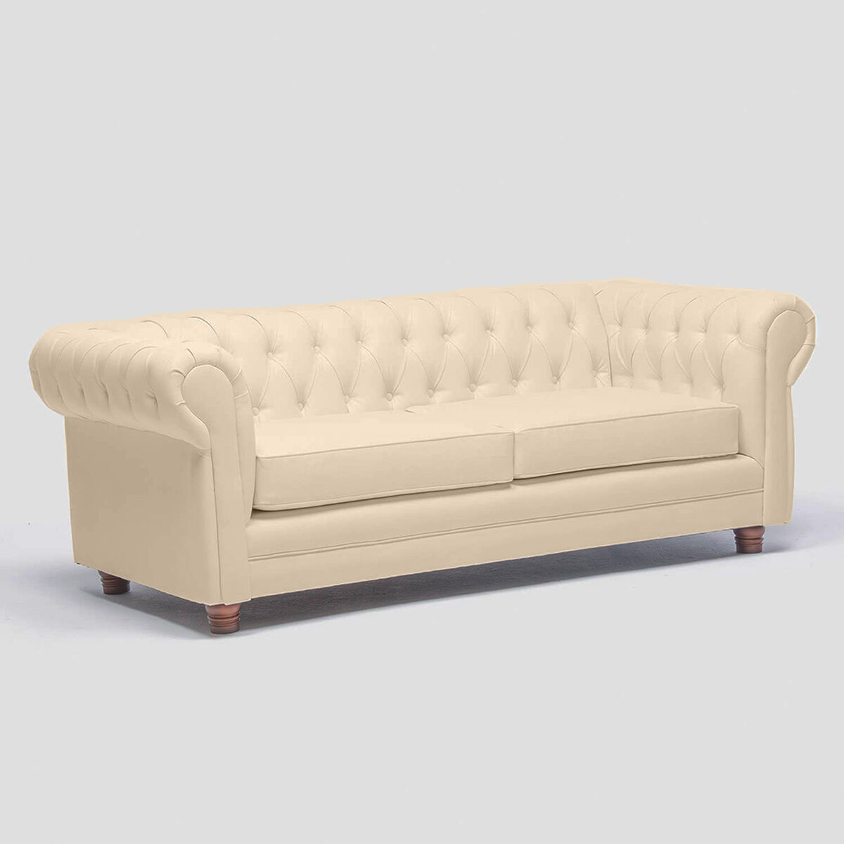 Sofá Barra Design Chesterfield 3 Cuerpos Beige