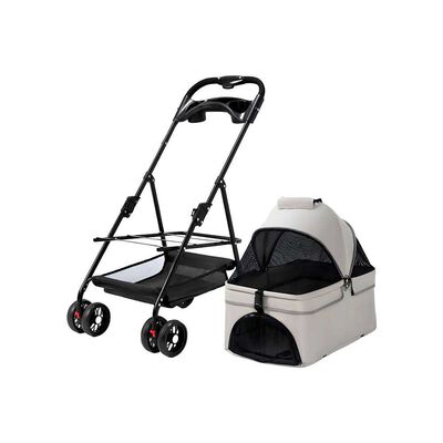 Coche para Mascota LuBabycas A101 Gris
