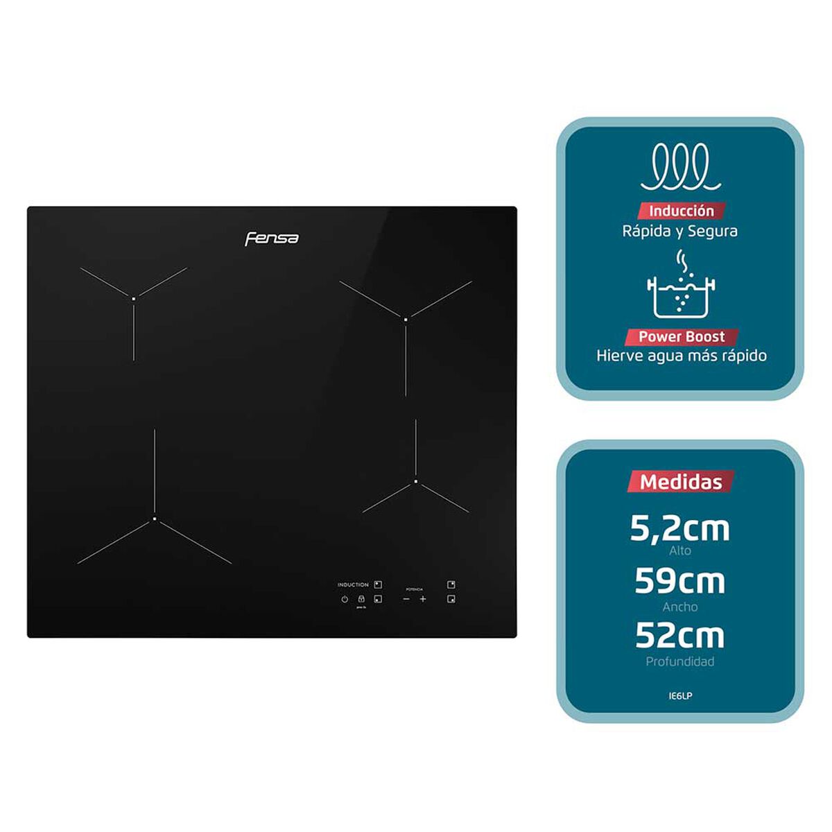 Encimera Eléctrica Fensa IE6LP